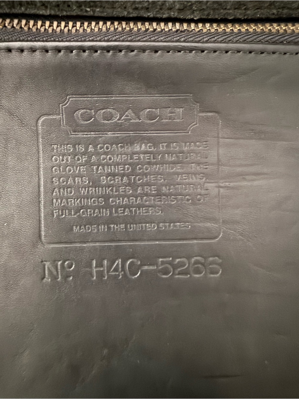 Vintage Coach Black Leather Top Handle Briefcase - Picture 3 of 13
